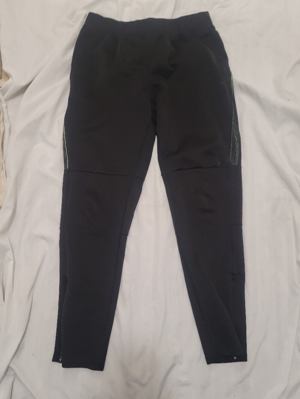 SKORA Qwick-Dry Black Athletic Leggings, Size M